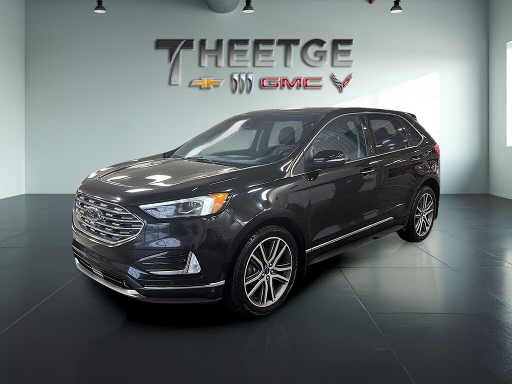 Black 2019 Ford Edge SUV / Crossover All-Wheel Drive Automatic