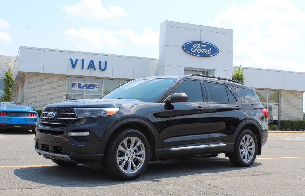 Black 2020 Ford Explorer SUV / Crossover All-Wheel Drive Automatic