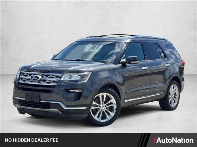 Gray (Magnetic Metallic) 2018 Ford Explorer SUV / Crossover Front-Wheel Drive 6-Speed Automatic