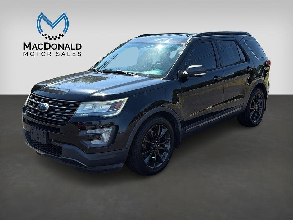 Black 2017 Ford Explorer SUV / Crossover Front-Wheel Drive Automatic