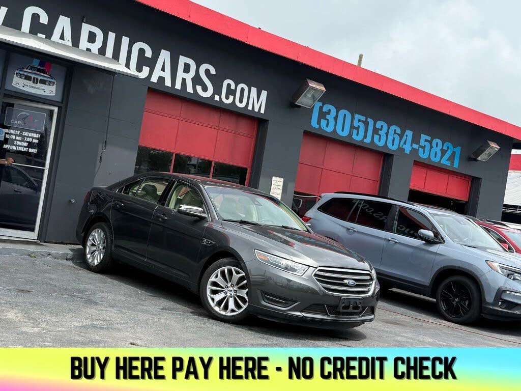Gray 2018 Ford Taurus Sedan Front-Wheel Drive 6-Speed Automatic