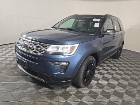 Blue Metallic 2018 Ford Explorer SUV / Crossover All-Wheel Drive 6-Speed Automatic