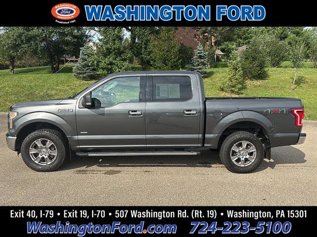 Gray (Magnetic Metallic) 2016 Ford F-150 Pickup Truck Four-Wheel Drive 6-Speed Automatic