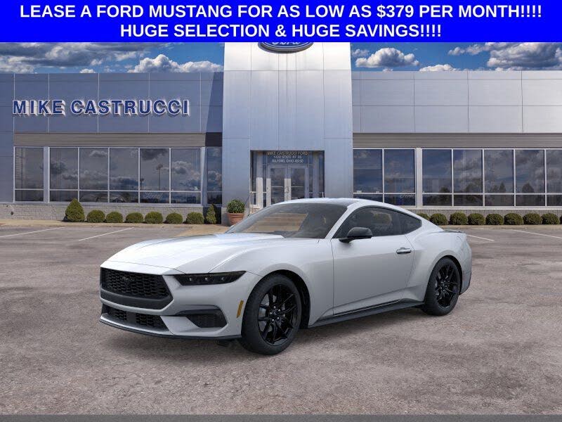 Iconic Silver Metallic 2026 Ford Mustang Coupe Rear-Wheel Drive Automatic