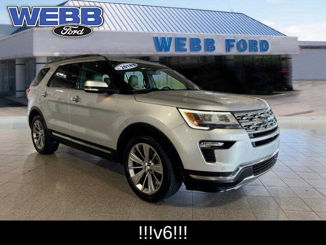 Ingot Silver Metallic 2018 Ford Explorer SUV / Crossover Front-Wheel Drive 6-Speed Automatic