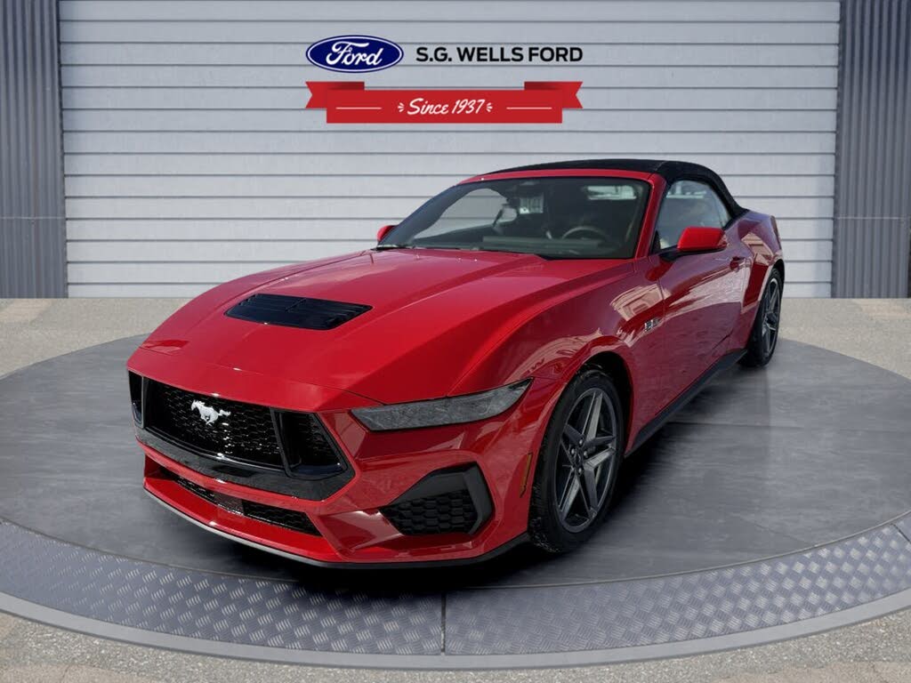 Race Red (PQ) 2026 Ford Mustang Convertible Rear-Wheel Drive Automatic