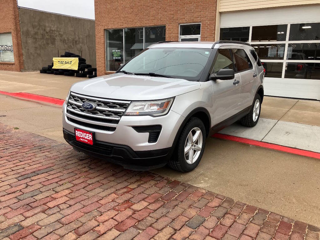Silver 2018 Ford Explorer SUV / Crossover All-Wheel Drive 6-Speed Automatic