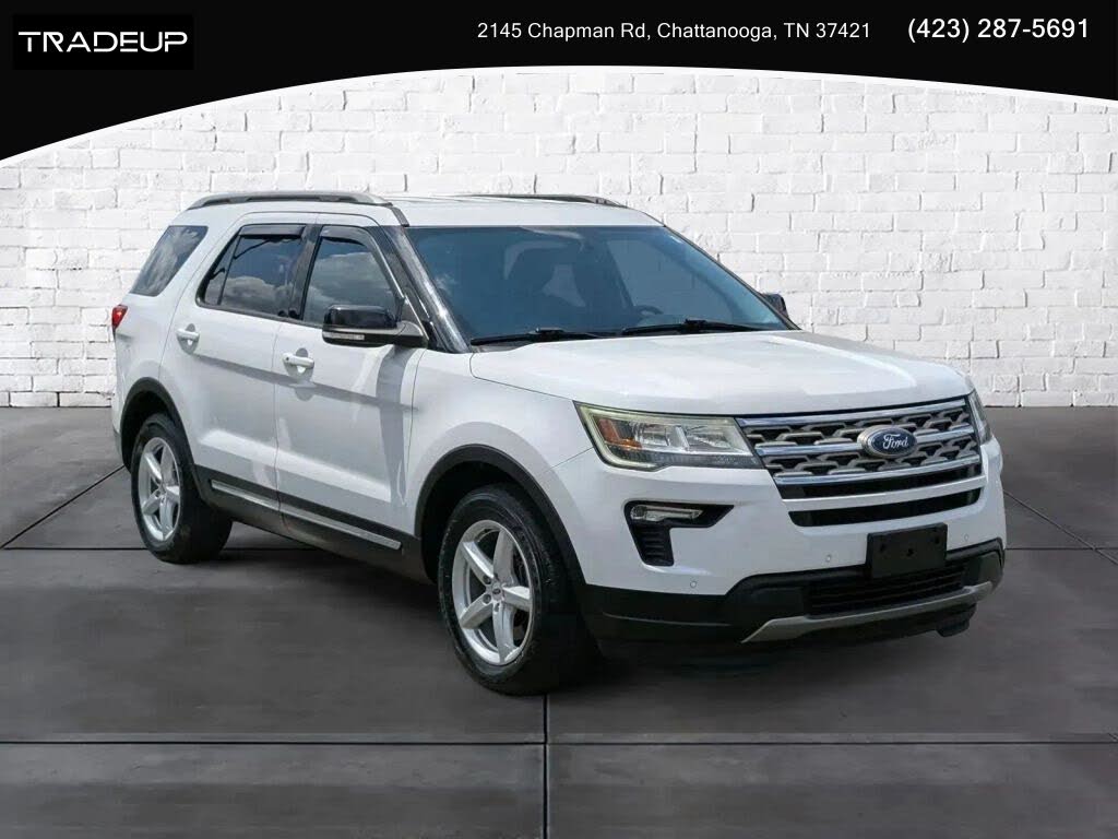 White 2018 Ford Explorer SUV / Crossover Front-Wheel Drive 6-Speed Automatic