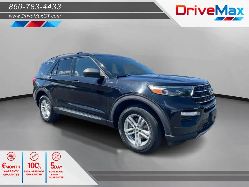 Black 2020 Ford Explorer SUV / Crossover All-Wheel Drive Automatic