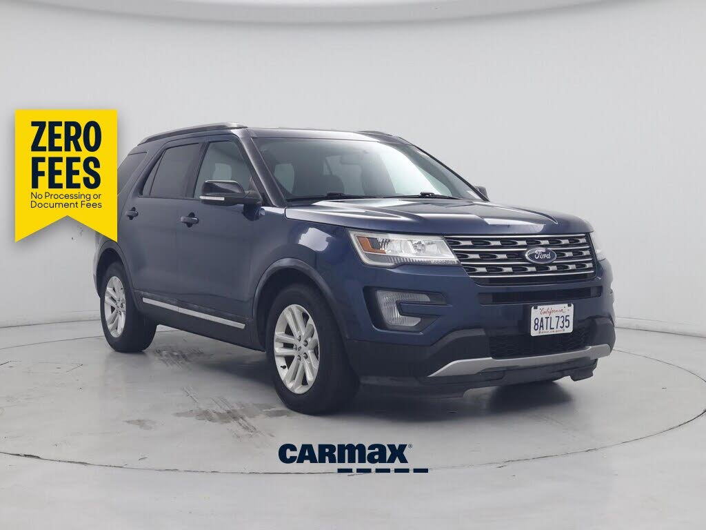 Blue 2017 Ford Explorer SUV / Crossover Front-Wheel Drive Automatic