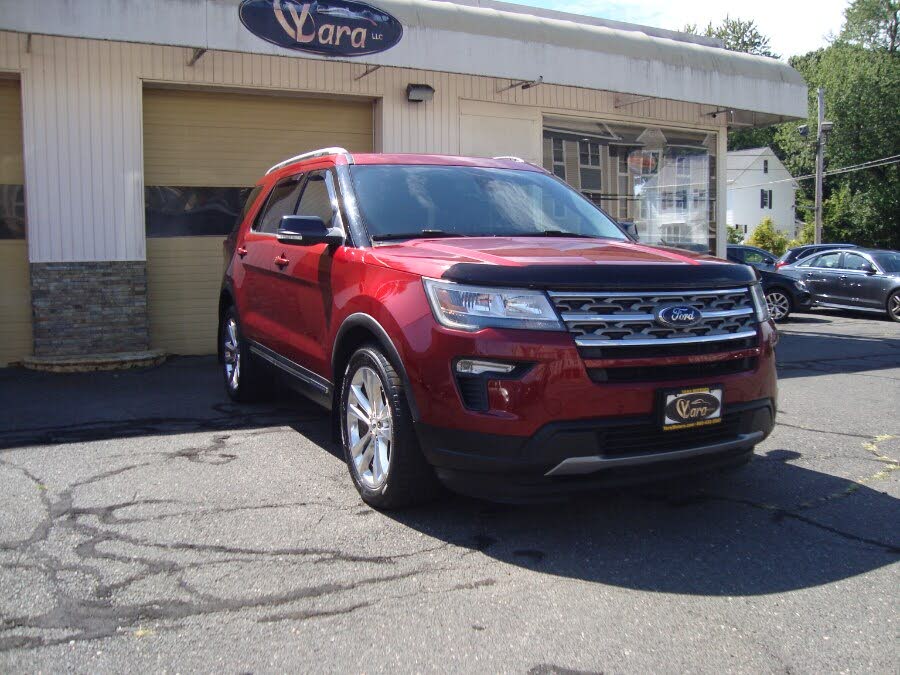 Red 2018 Ford Explorer SUV / Crossover All-Wheel Drive Automatic