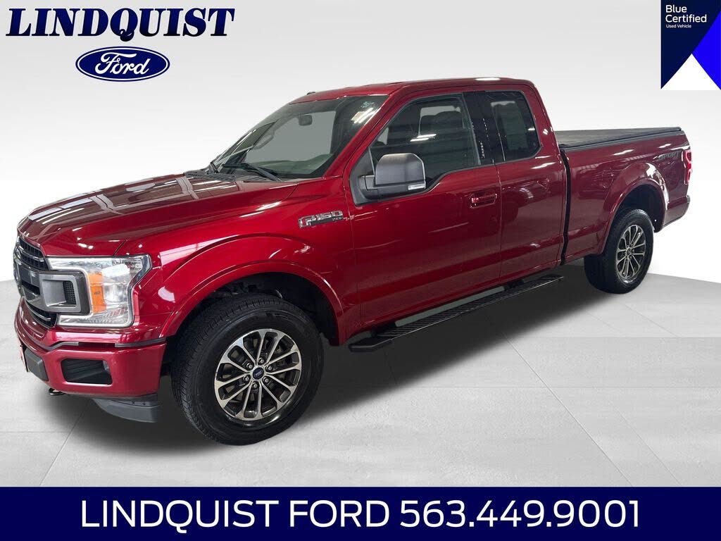 Ruby Red Metallic 2018 Ford F-150 Pickup Truck Four-Wheel Drive Automatic
