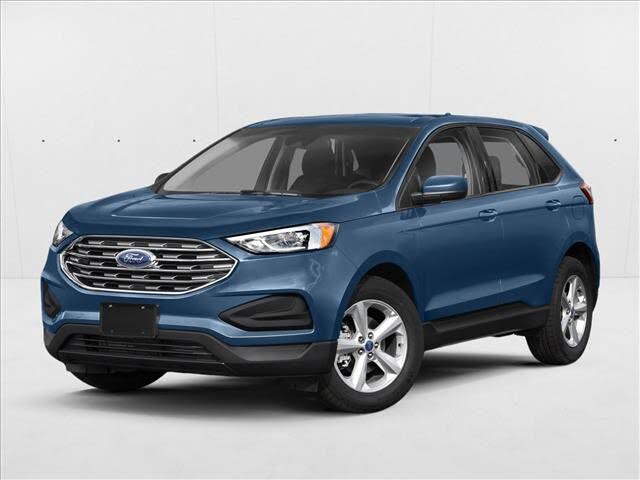 Blue Metallic 2019 Ford Edge SUV / Crossover Front-Wheel Drive 8-Speed Automatic