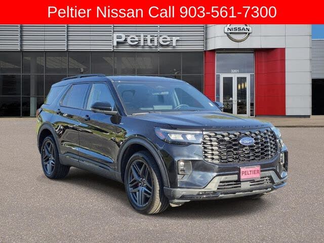 Black Metallic 2025 Ford Explorer SUV / Crossover All-Wheel Drive Automatic