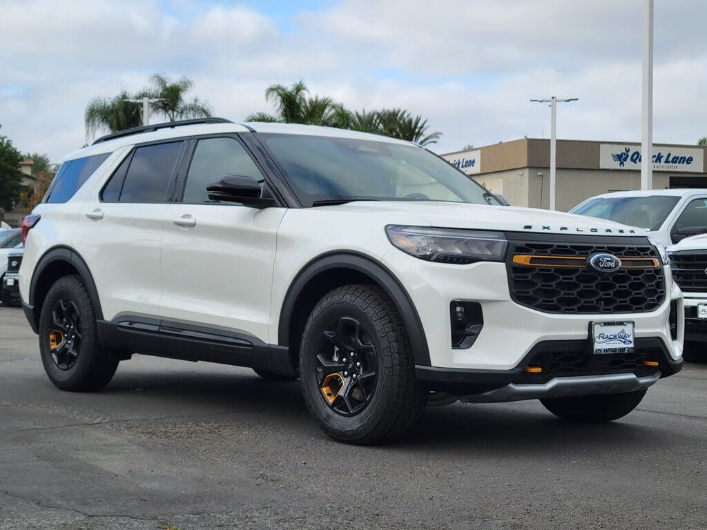 White 2026 Ford Explorer SUV / Crossover All-Wheel Drive Automatic