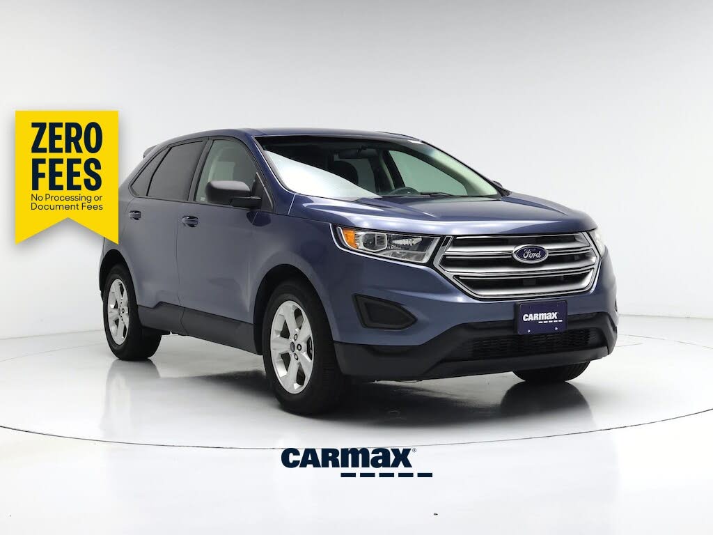 Blue 2018 Ford Edge SUV / Crossover All-Wheel Drive Automatic