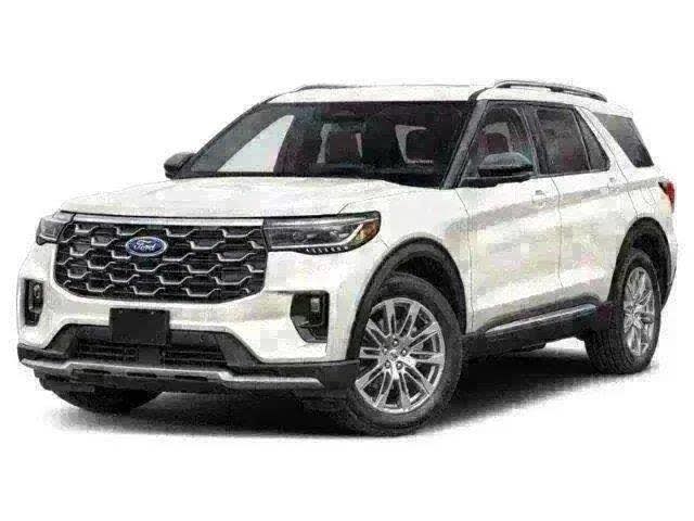 Star White 2026 Ford Explorer SUV / Crossover All-Wheel Drive Automatic