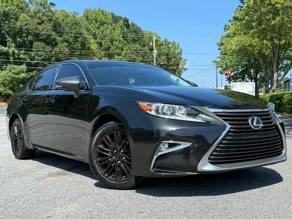 Black 2016 Lexus ES Sedan Front-Wheel Drive 