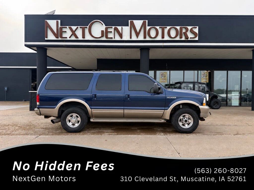 Blue 2003 Ford Excursion SUV / Crossover Four-Wheel Drive Automatic