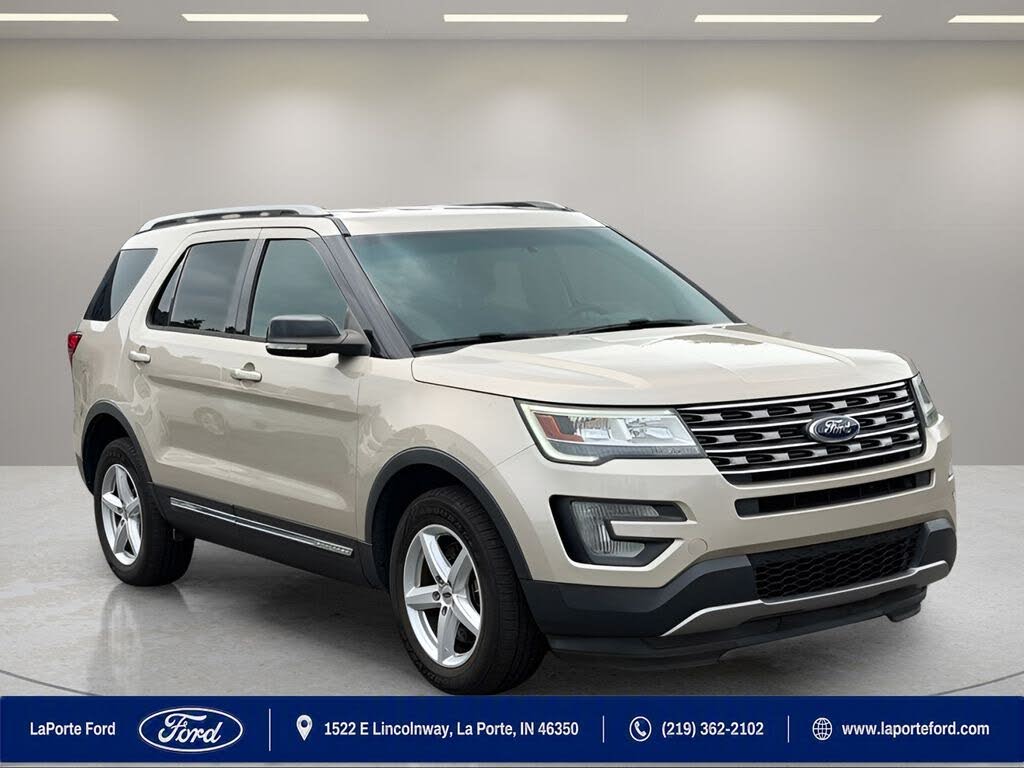 White Gold Metallic 2017 Ford Explorer SUV / Crossover All-Wheel Drive 6-Speed Automatic