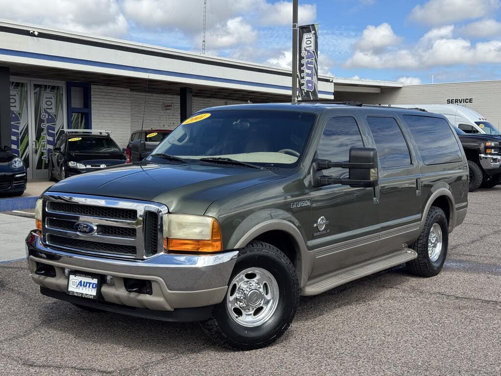 Green 2001 Ford Excursion SUV / Crossover Rear-Wheel Drive Automatic