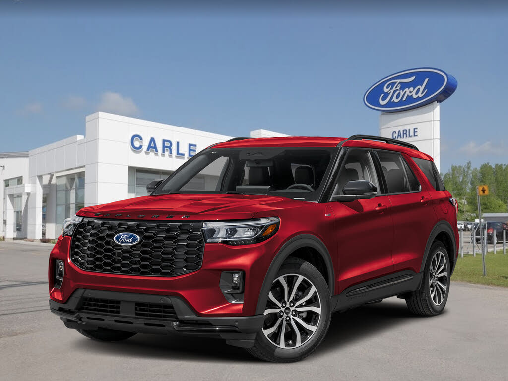 Red (Rouge rubis métallisé teinté verni (RR)) 2027 Ford Explorer SUV / Crossover All-Wheel Drive Automatic