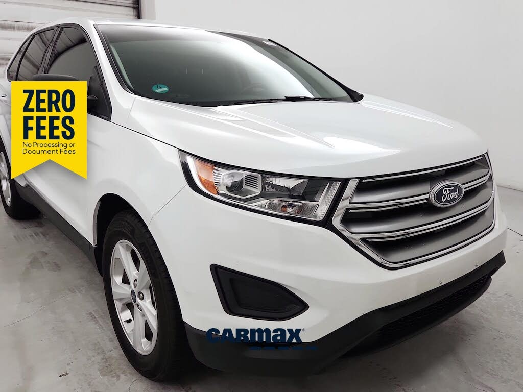 White 2017 Ford Edge SUV / Crossover Front-Wheel Drive Automatic