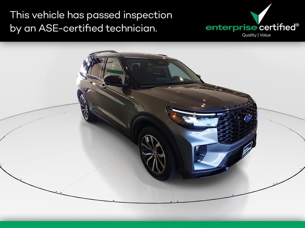 Black 2025 Ford Explorer SUV / Crossover All-Wheel Drive Automatic