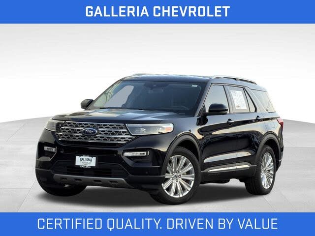Black Metallic 2022 Ford Explorer SUV / Crossover Rear-Wheel Drive Automatic