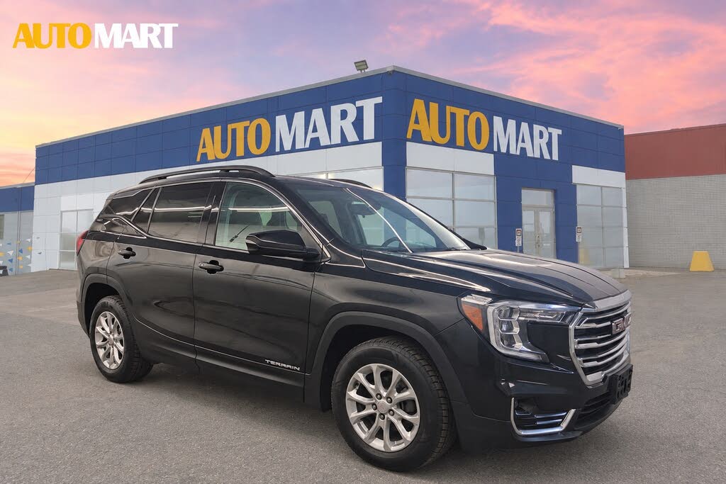 Black 2022 GMC Terrain SUV / Crossover All-Wheel Drive Automatic