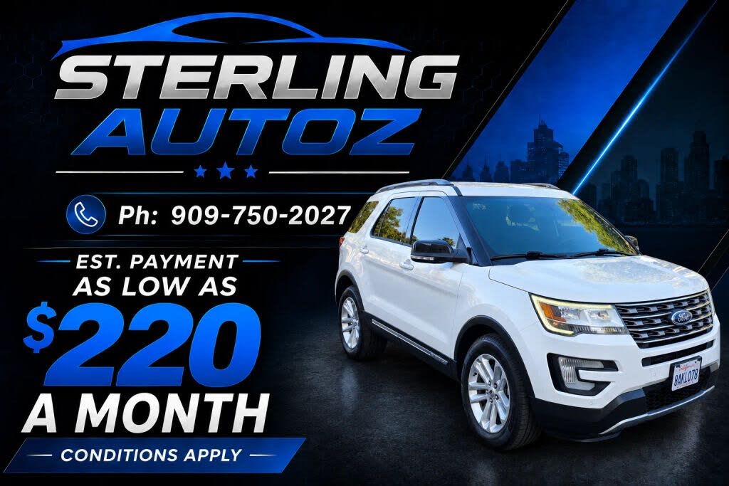 White 2017 Ford Explorer SUV / Crossover Front-Wheel Drive 6-Speed Automatic