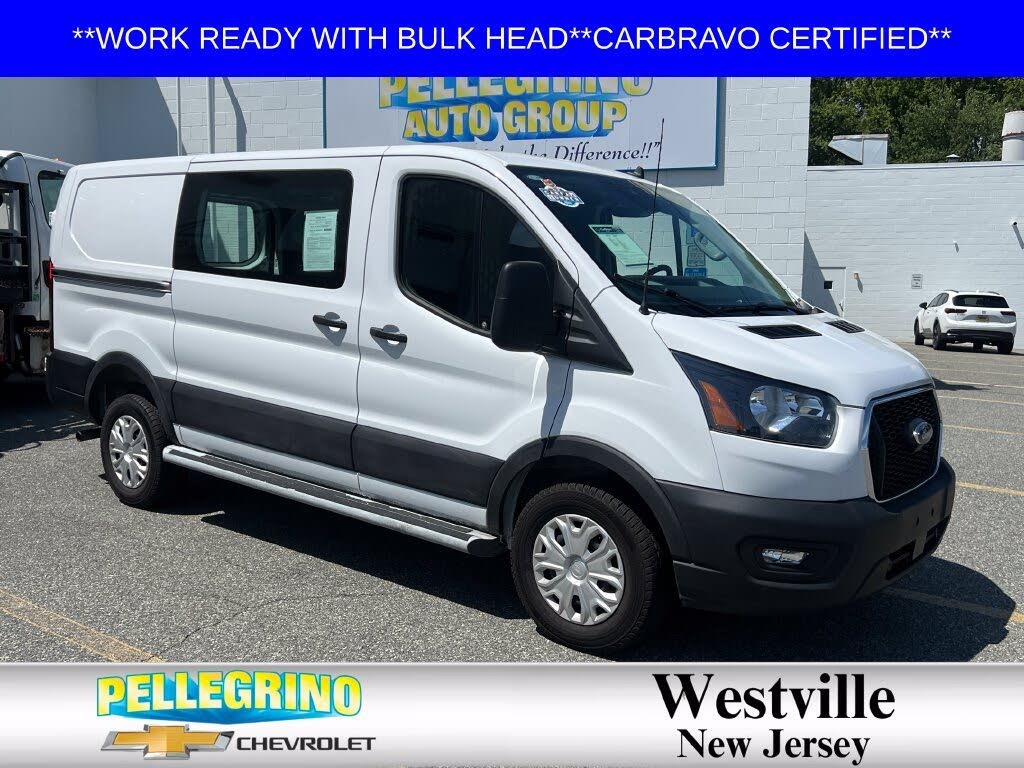 White 2025 Ford Transit Cargo Van Rear-Wheel Drive 