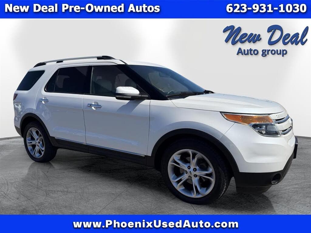 White 2012 Ford Explorer SUV / Crossover Front-Wheel Drive Automatic
