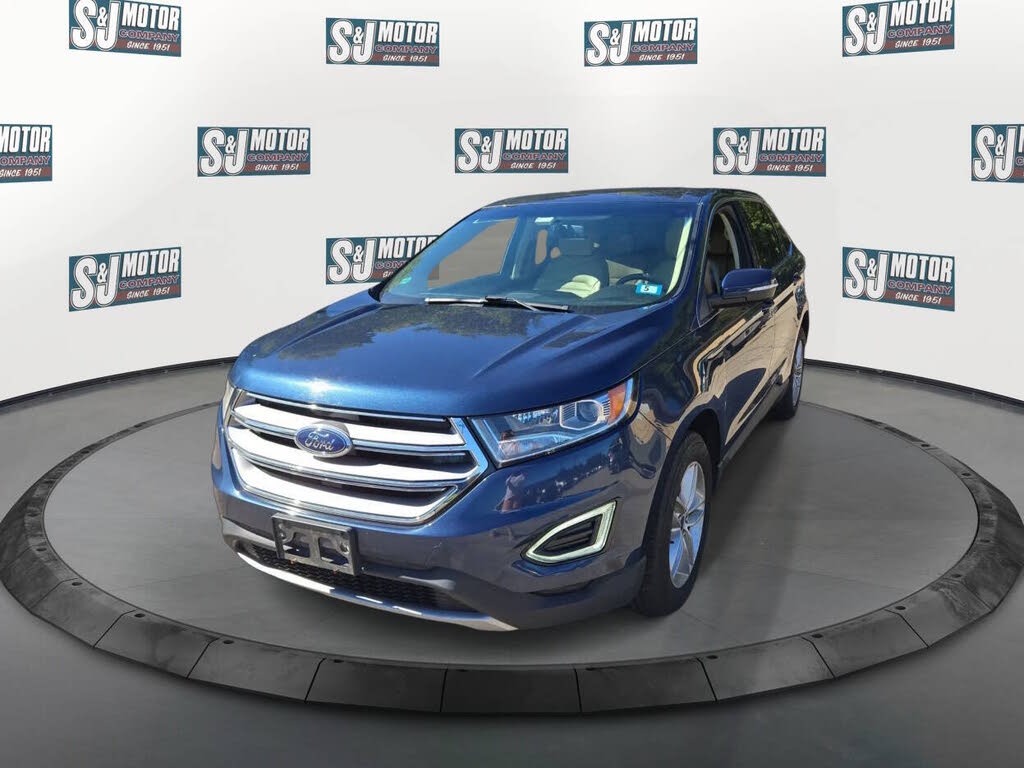 Blue 2017 Ford Edge SUV / Crossover All-Wheel Drive 6-Speed Automatic