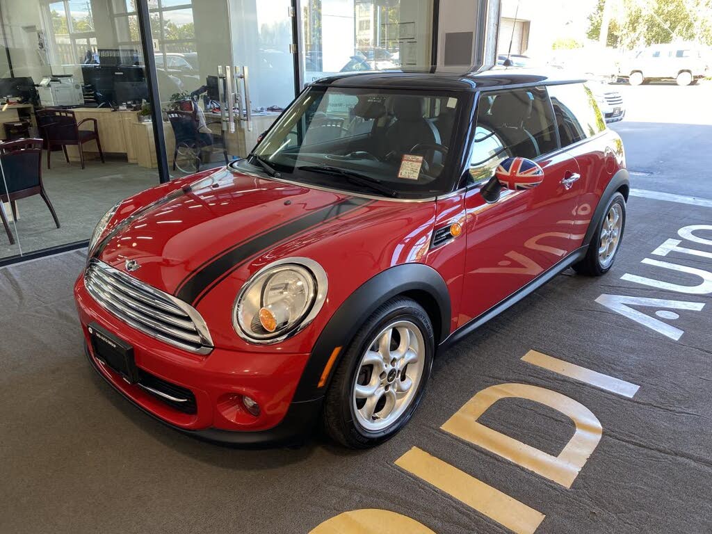 Red 2012 MINI Cooper Hatchback Front-Wheel Drive Automatic