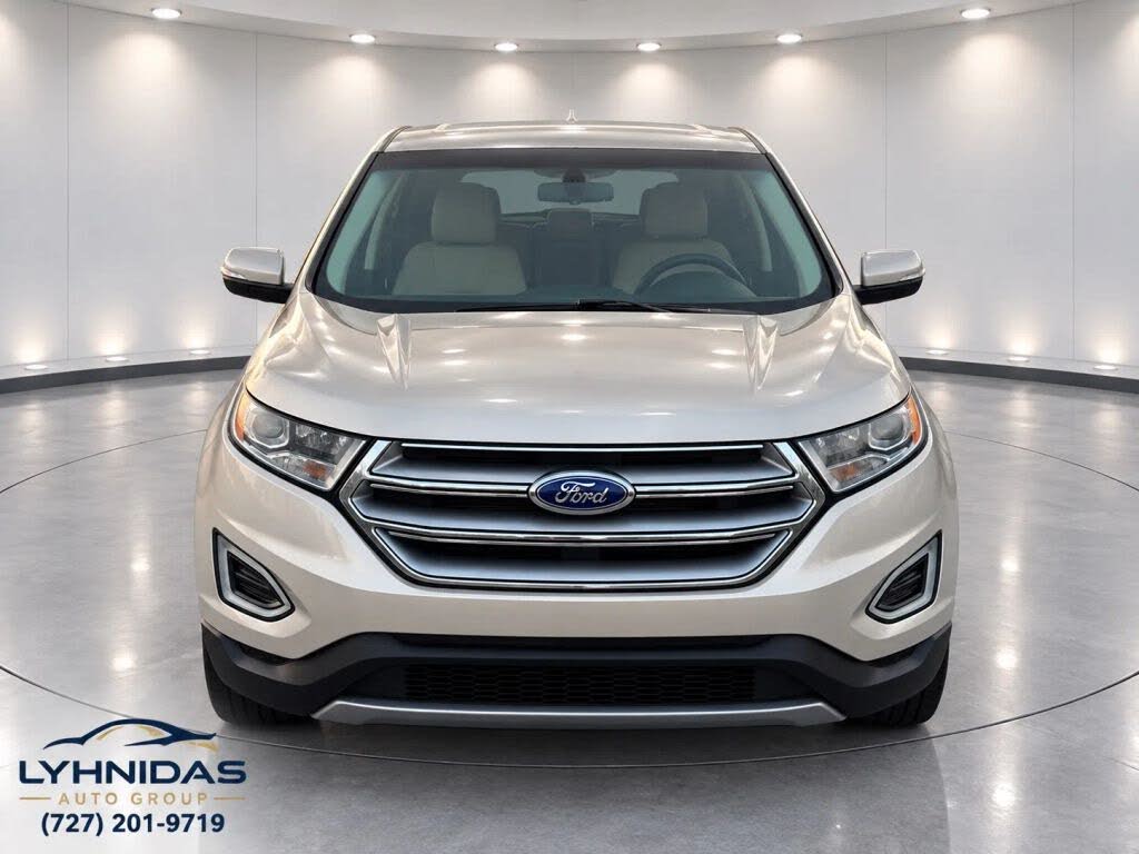 Gold 2017 Ford Edge SUV / Crossover Front-Wheel Drive 6-Speed Automatic