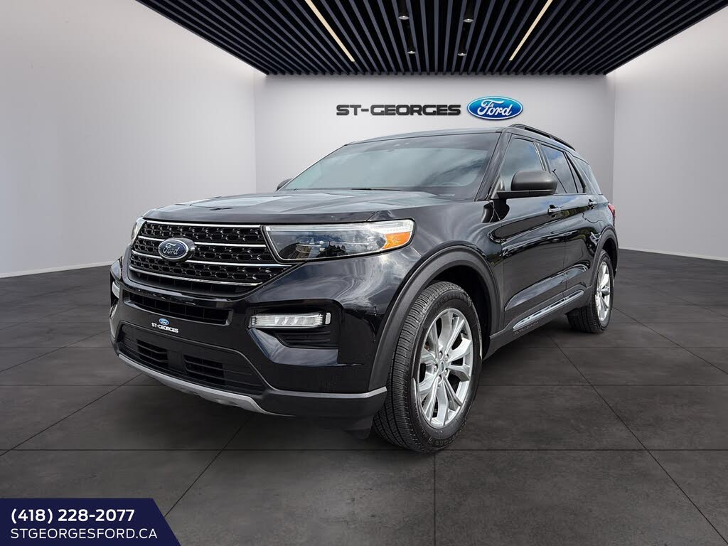 Black 2020 Ford Explorer SUV / Crossover All-Wheel Drive Automatic