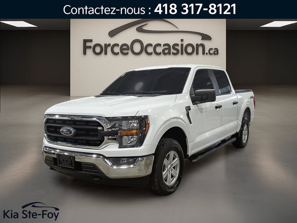 White 2023 Ford F-150 Pickup Truck Four-Wheel Drive Automatic