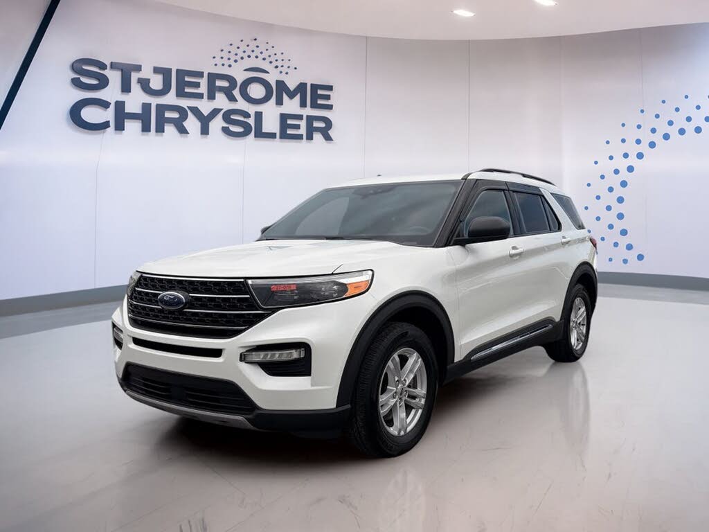 White 2020 Ford Explorer SUV / Crossover All-Wheel Drive Automatic