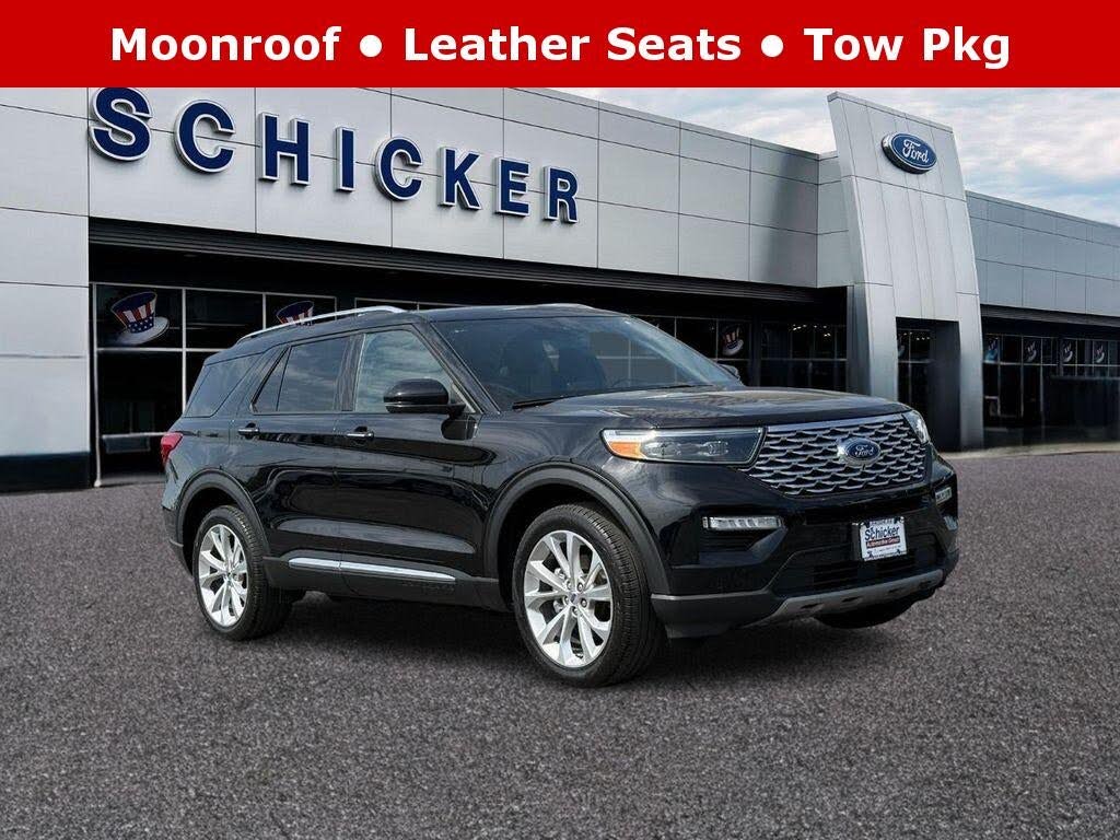 Agate Black Metallic 2023 Ford Explorer SUV / Crossover All-Wheel Drive 10-Speed Automatic
