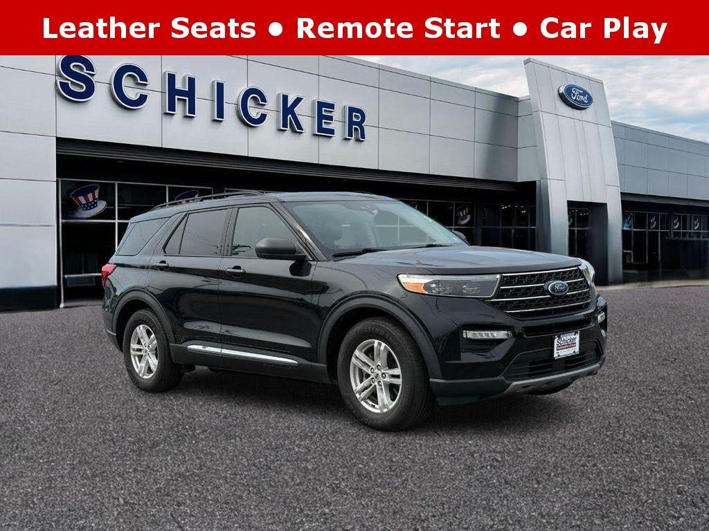Agate Black Metallic 2020 Ford Explorer SUV / Crossover Rear-Wheel Drive 10-Speed Automatic