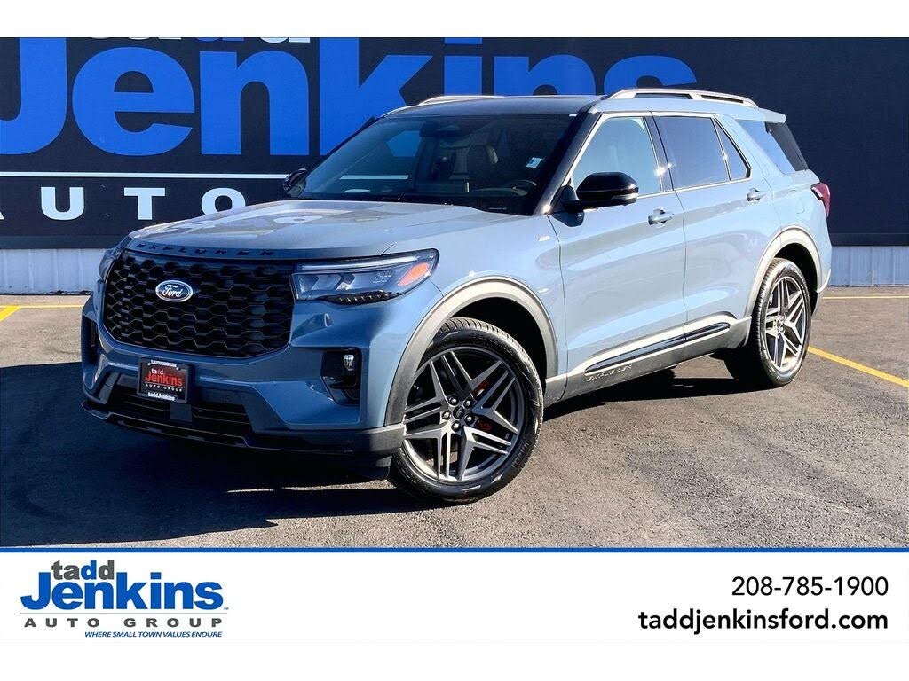 Vapor Blue Metallic 2026 Ford Explorer SUV / Crossover All-Wheel Drive Automatic