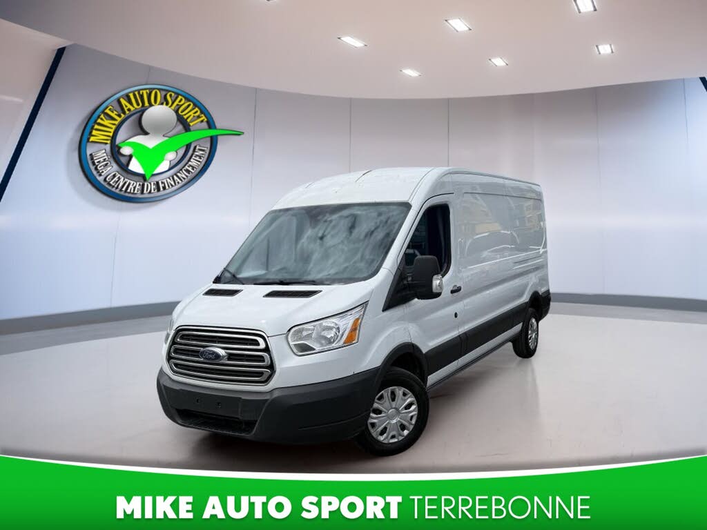 White 2018 Ford Transit Cargo Van Rear-Wheel Drive Automatic