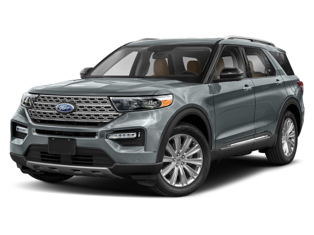 Gray 2022 Ford Explorer SUV / Crossover All-Wheel Drive Automatic