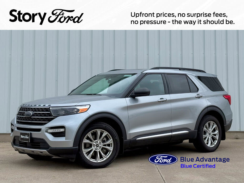 Silver Metallic 2020 Ford Explorer SUV / Crossover All-Wheel Drive Automatic