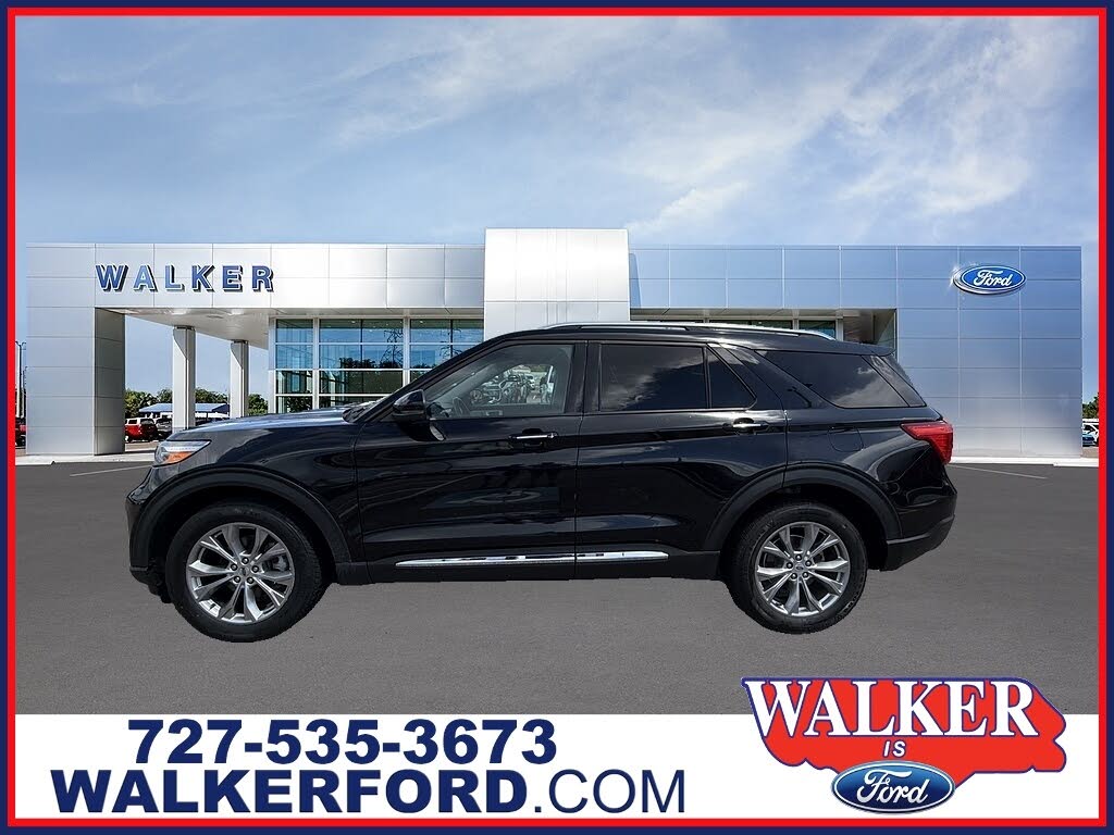 Agate Black 2021 Ford Explorer SUV / Crossover All-Wheel Drive Automatic