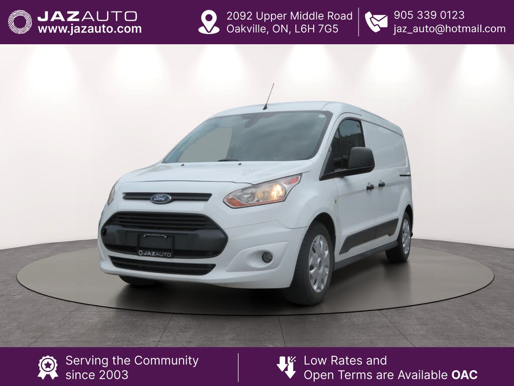 White 2017 Ford Transit Connect Van Front-Wheel Drive Automatic