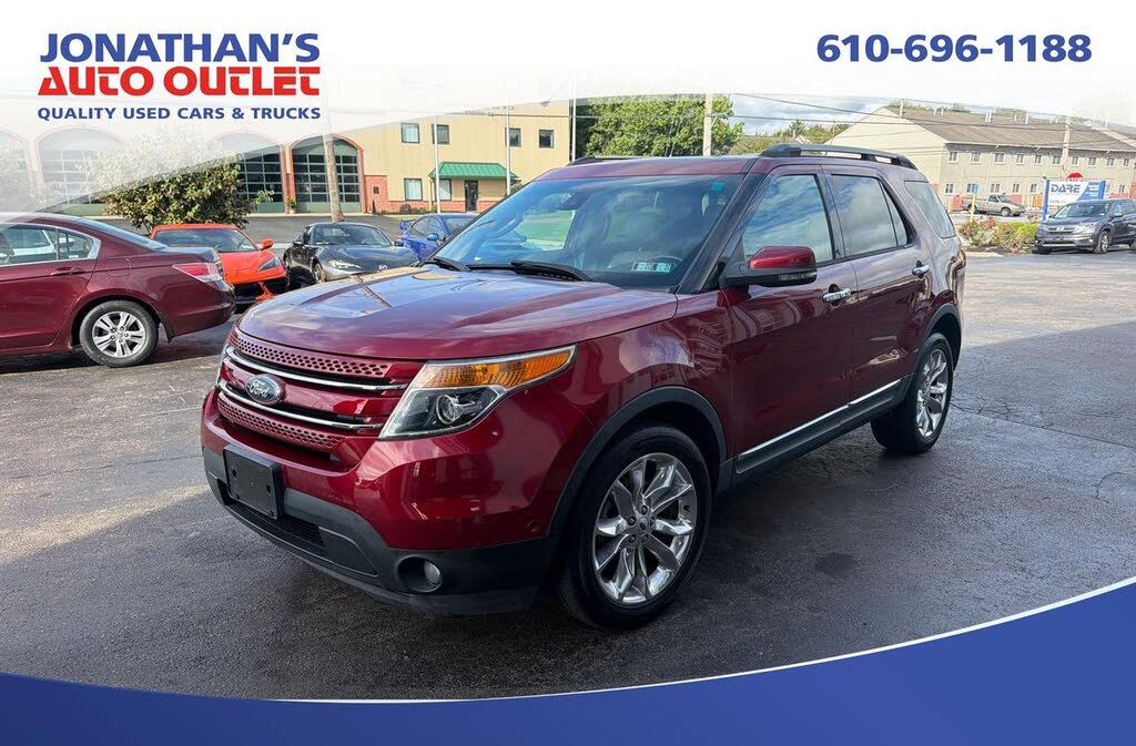 Red 2013 Ford Explorer SUV / Crossover All-Wheel Drive 6-Speed Automatic
