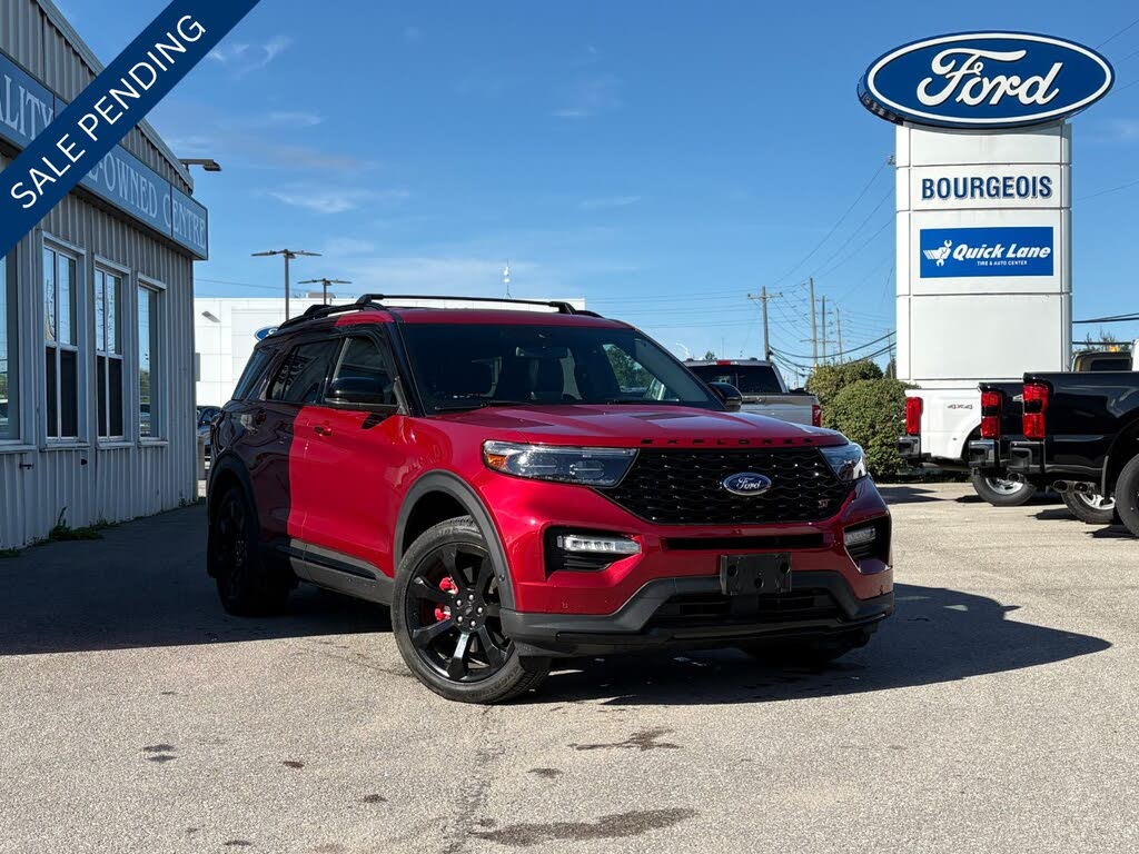 Red 2020 Ford Explorer SUV / Crossover All-Wheel Drive Automatic