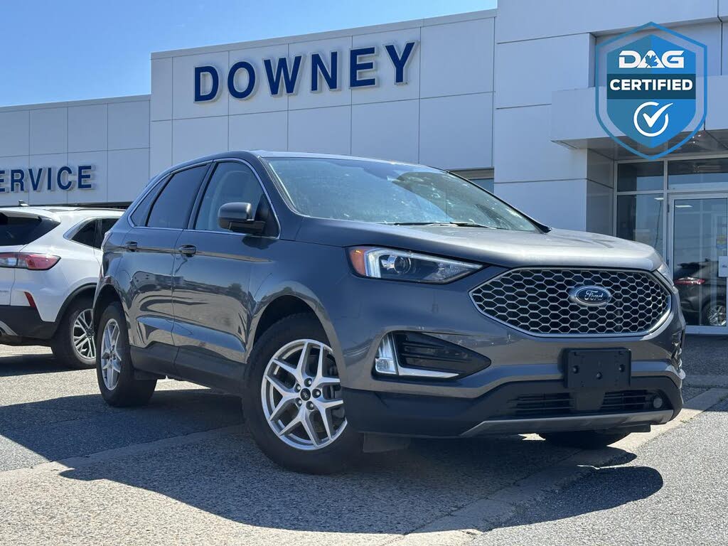 Gray (Carbonized Grey Metallic (M7)) 2023 Ford Edge SUV / Crossover All-Wheel Drive Automatic